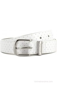Puma Women White Belt(White, Silver Metallic)